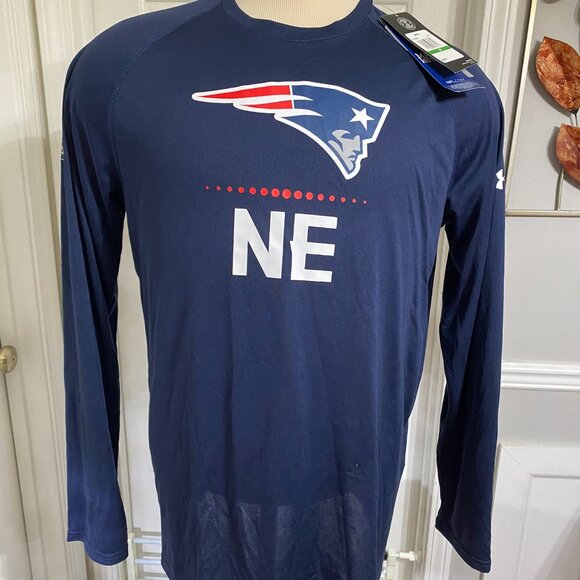 NWT L Under Armour New England Patriots Shirt - Picture 1 of 11
